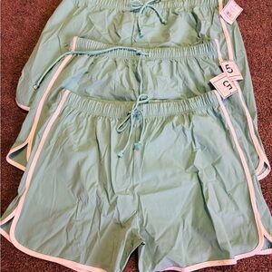Mint Green Women's Athletic Shorts